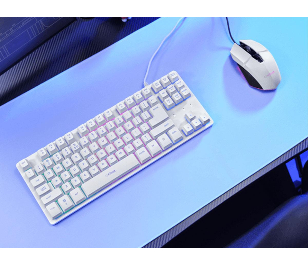 Trust GXT833 THADO TKL KEYBOARD WHT US - 1489305 - zdjęcie 5